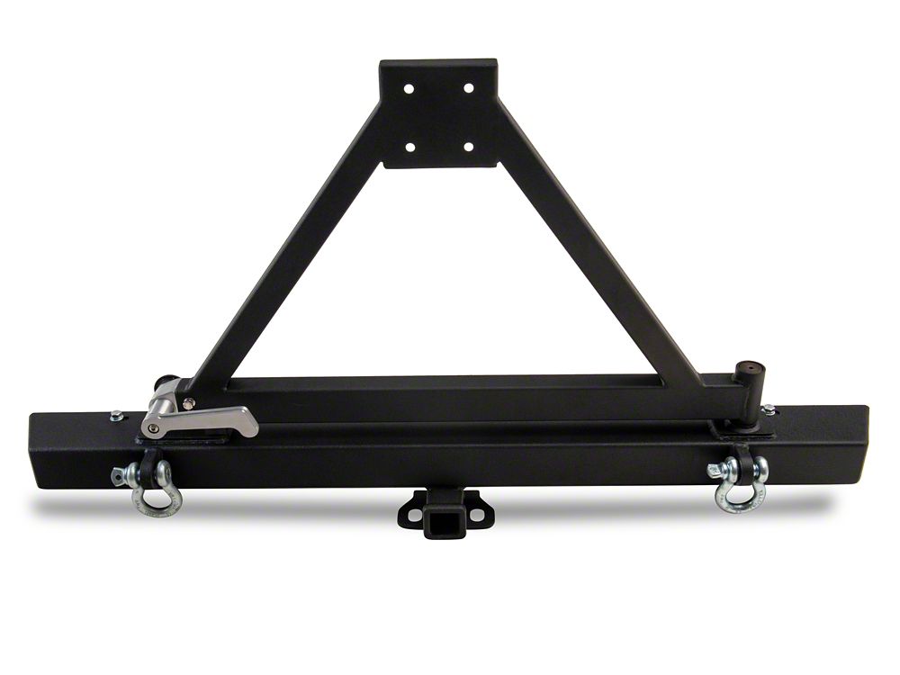 Barricade Classic Rear Bumper with Tire Carrier 87 06 Jeep Wrangler YJ TJ Barricade