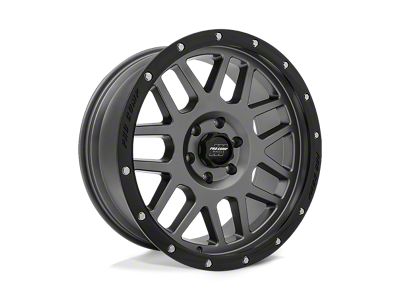 Pro Comp Wheels Vertigo Dark Gray with Black Lip Wheel; 17x9 (99-04 Jeep Grand Cherokee WJ)