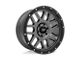 Pro Comp Wheels Vertigo Dark Gray with Black Lip Wheel; 17x9 (07-18 Jeep Wrangler JK)