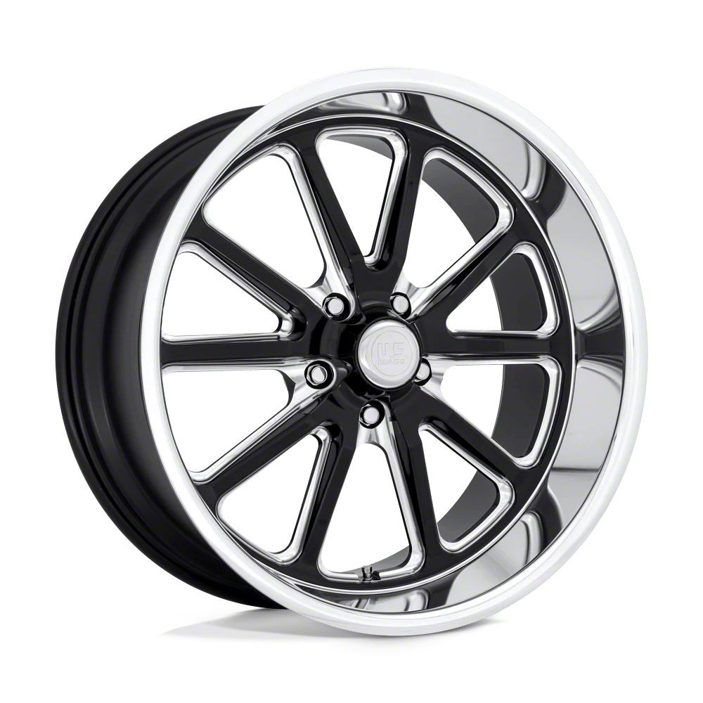 US Mag Jeep Grand Cherokee Rambler Gloss Black Milled Wheel; 22x9 ...