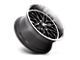US Mag Santa Cruz Gloss Black with Diamond Cut Lip Wheel; 20x10 (99-04 Jeep Grand Cherokee WJ)