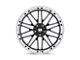 US Mag Santa Cruz Gloss Black with Diamond Cut Lip Wheel; 22x9 (99-04 Jeep Grand Cherokee WJ)