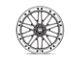 US Mag Santa Cruz Anthracite with Diamond Cut Lip Wheel; 22x10.5 (22-24 Jeep Grand Cherokee WL)