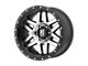 XD Machete Machined Face with Black Ring Wheel; 20x10 (07-18 Jeep Wrangler JK)