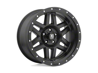 XD Machete Satin Black with Reinforcing Ring Wheel; 18x9 (07-18 Jeep Wrangler JK)