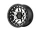 XD Recon Satin Black Machined Wheel; 17x9 (07-18 Jeep Wrangler JK)