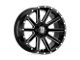 XD Heist Satin Black Milled Wheel; 20x10 (07-18 Jeep Wrangler JK)