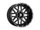 XD Grenade Gloss Black Wheel; 20x10 (07-18 Jeep Wrangler JK)