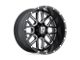 XD Grenade Satin Black Milled Wheel; 17x9 (07-18 Jeep Wrangler JK)
