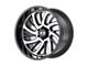 XD Surge Gloss Black with Machined Face Wheel; 20x10 (07-18 Jeep Wrangler JK)