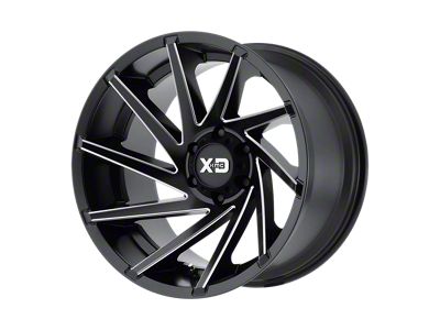XD Cyclone Satin Black Milled Wheel; 20x12 (07-18 Jeep Wrangler JK)