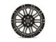 XD Double Deuce Satin Black with Dark Tint Wheel; 20x12 (07-18 Jeep Wrangler JK)