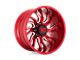 XD Tension Candy Red Milled Wheel; 20x10 (07-18 Jeep Wrangler JK)