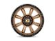 XD Titan Matte Bronze with Black Lip Wheel; 20x10 (07-18 Jeep Wrangler JK)