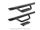 Go Rhino Dominator Xtreme D2 Side Step Bars; Textured Black (07-18 Jeep Wrangler JK 2-Door)