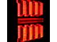 AlphaRex NOVA-Series Prismatic LED Tail Lights; Black/Red Housing; Clear Lens (18-24 Jeep Wrangler JL w/ Factory Halogen Tail Lights)