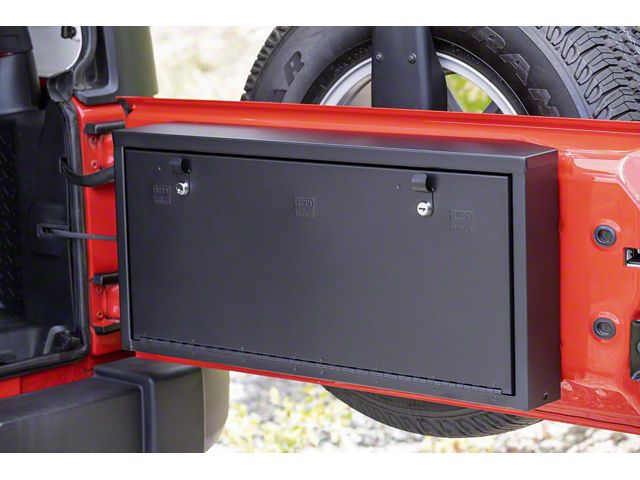 Tuffy Security Products Tailgate Lockbox with Combination Lock (07-18 Jeep Wrangler JK)