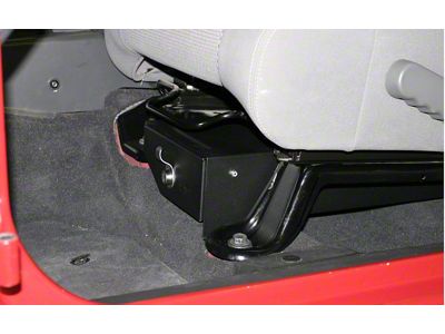 Tuffy Security Products Underseat Drawer with Combination Lock; Driver Side (07-10 Jeep Wrangler JK 2-Door; 07-18 Jeep Wrangler JK 4-Door)