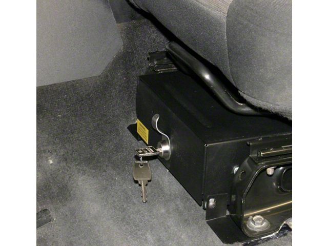 Tuffy Security Products Underseat Drawer with Combination Lock; Driver Side (97-06 Jeep Wrangler TJ w/o Flip Seat)