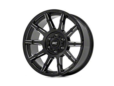 Rough Country 83 Series Gloss Black Wheel; 17x9 (20-24 Jeep Gladiator JT)