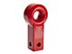 Saber Offroad Aluminum Rope Friendly Recovery Hitch; Red Prismatic (Universal; Some Adaptation May Be Required)