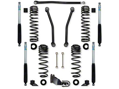 Rock Krawler 2.50-Inch Adventure Series Mid-Arm Suspension Lift System with Bilstein 5100 Shocks (18-24 2.0L or 3.6L Jeep Wrangler JL 4-Door, Excluding 4xe)