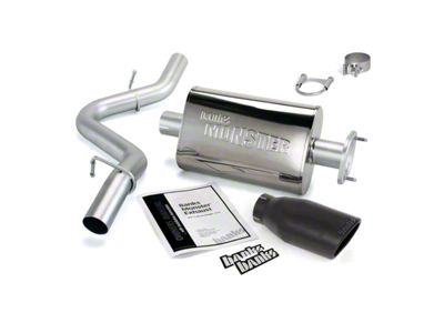 Banks Power Monster Cat-Back Exhaust System with Black Tip (04-06 4.0L Jeep Wrangler TJ, Excluding Unlimited)
