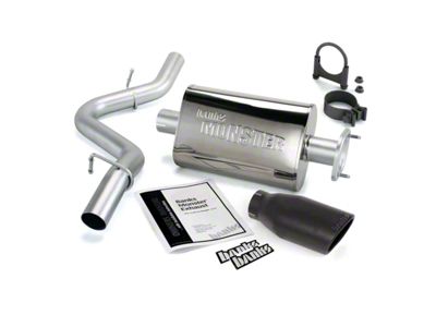 Banks Power Monster Cat-Back Exhaust System with Black Tip (04-06 4.0L Jeep Wrangler TJ Unlimited)