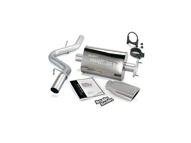Banks Power Monster Cat-Back Exhaust System with Chrome Tip (00-03 2.5L or 4.0L Jeep Wrangler TJ)