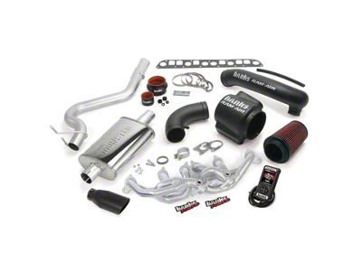 Banks Power PowerPack Bundle with Cat-Back Exhaust and Black Tip (04-06 4.0L Jeep Wrangler TJ, Excluding Unlimited)
