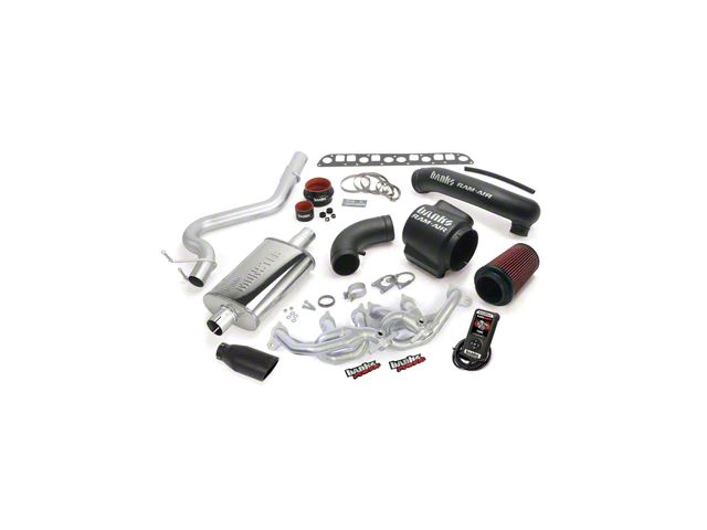 Banks Power PowerPack Bundle with Cat-Back Exhaust and Black Tip (04-06 4.0L Jeep Wrangler TJ Unlimited)