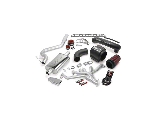 Banks Power PowerPack Bundle with Cat-Back Exhaust and Chrome Tip (98-99 4.0L Jeep Wrangler TJ)