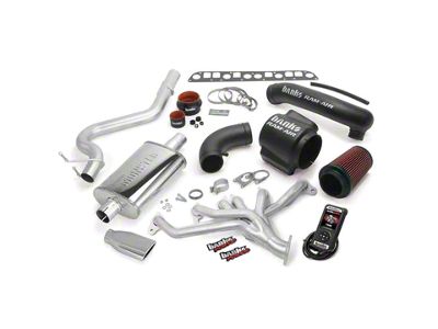 Banks Power PowerPack Bundle with Cat-Back Exhaust and Chrome Tip (98-99 4.0L Jeep Wrangler TJ)