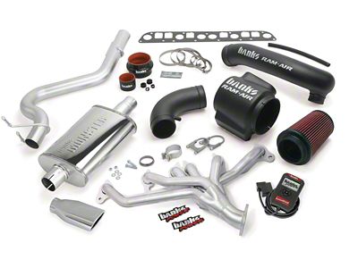 Banks Power PowerPack Bundle with Cat-Back Exhaust and Chrome Tip (00-03 4.0L Jeep Wrangler TJ)