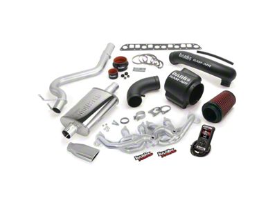 Banks Power PowerPack Bundle with Cat-Back Exhaust and Chrome Tip (04-06 4.0L Jeep Wrangler TJ, Excluding Unlimited)
