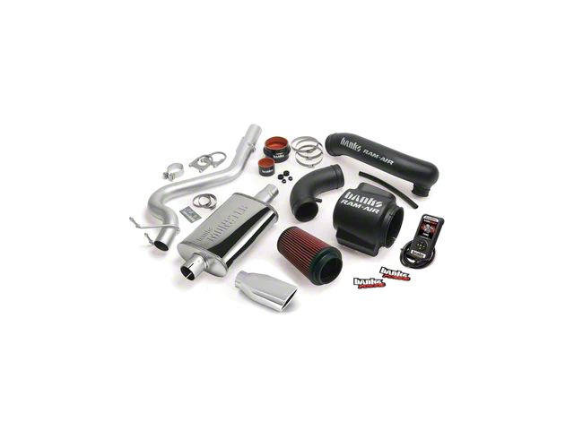 Banks Power Stinger Bundle with Cat-Back Exhaust and Chrome Tip (98-99 4.0L Jeep Wrangler TJ)