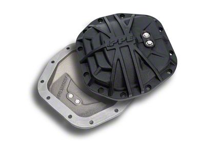 PPE Dana 35 Heavy-Duty Nodular Iron Rear Differential Cover; Black (20-24 Jeep Gladiator JT, Excluding Launch Edition, Mojave & Rubicon)