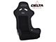 PRP Delta Composite Seat; Black (Universal; Some Adaptation May Be Required)