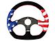 PRP D-Shaped Suede Steering Wheel; New Glory (Universal; Some Adaptation May Be Required)