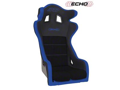 PRP Echo Composite Seat; Black and Blue (Universal; Some Adaptation May Be Required)