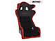 PRP Echo Composite Seat; Black and Red (Universal; Some Adaptation May Be Required)