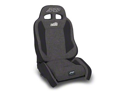 PRP EnduroCrawl Reclining Suspension Seat; Driver Side; Gray (Universal; Some Adaptation May Be Required)