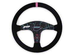 PRP PRP X Shreddy Cracked Steering Wheel; Flat (Universal; Some Adaptation May Be Required)