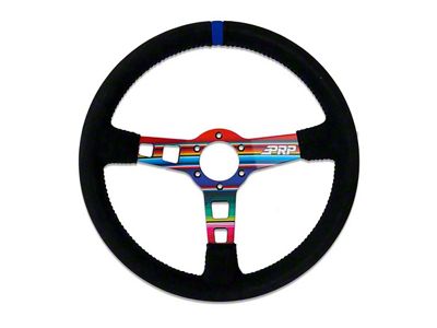 PRP Serape Deep Dish Steering Wheel; Suede (Universal; Some Adaptation May Be Required)