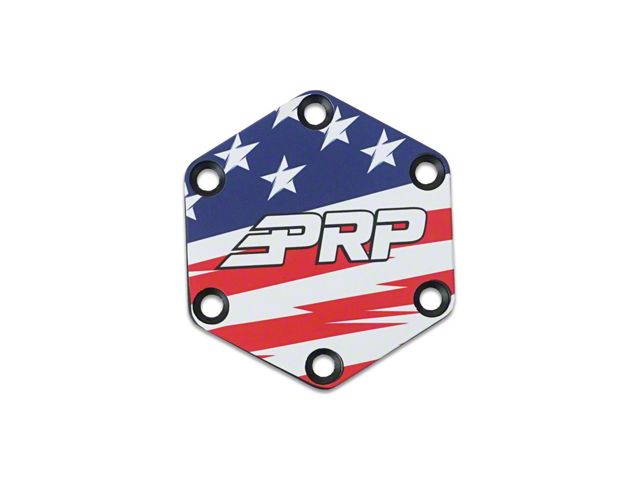 PRP Steering Wheel Center Cap for PRP Steering Wheels; New Glory Stars and Stripes (Universal; Some Adaptation May Be Required)
