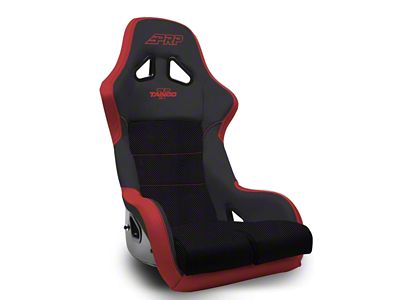 PRP Tango Composite Seat; Black and Red (Universal; Some Adaptation May Be Required)