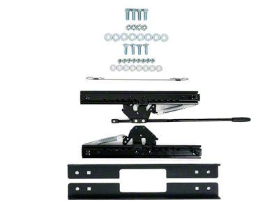 PRP Universal Slider with Angle Mount Kit; Black (Universal; Some Adaptation May Be Required)