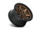 Fuel Wheels Kicker Matte Bronze with Black Bead Ring Wheel; 17x9 (18-24 Jeep Wrangler JL)
