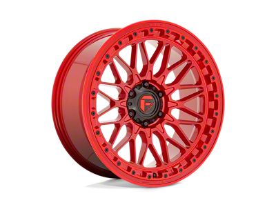 Fuel Wheels Trigger Candy Red Wheel; 17x9 (07-18 Jeep Wrangler JK)