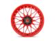 Fuel Wheels Trigger Candy Red Wheel; 17x9 (18-24 Jeep Wrangler JL)